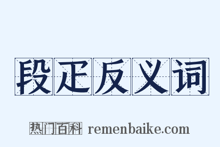 段疋反义词是什么意思的图片